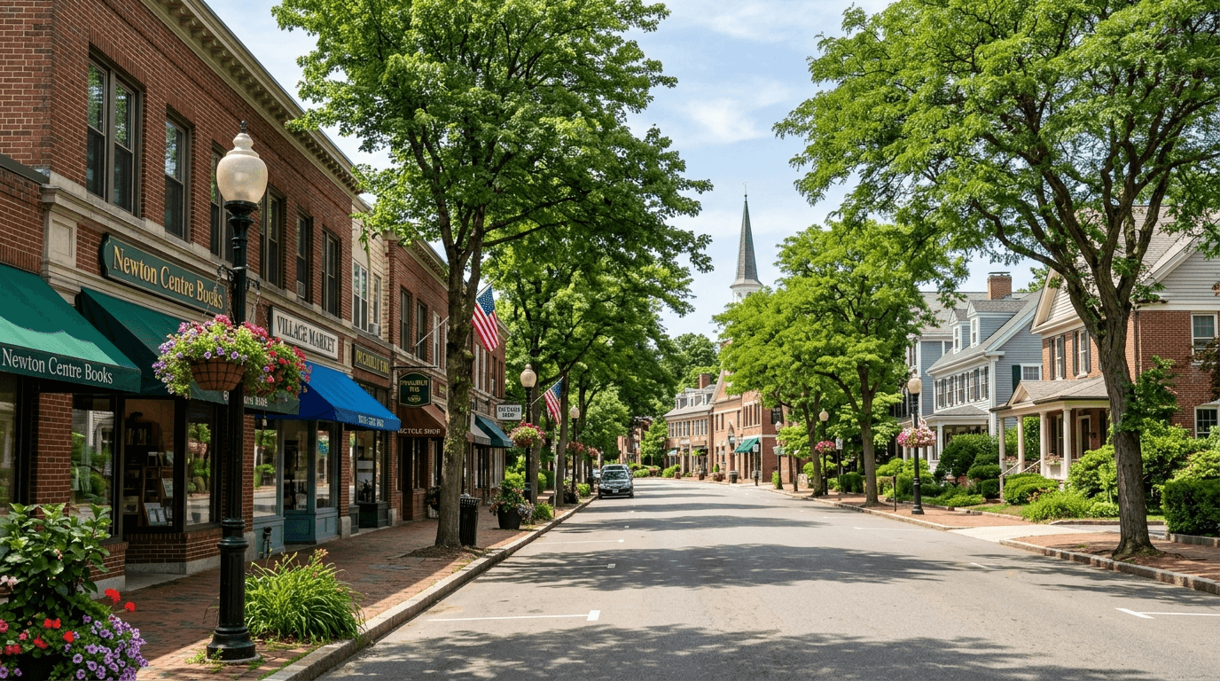 Explore the Newton Centre neighborhood